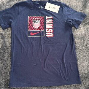 Nike USWNT Navy Graphic Tee